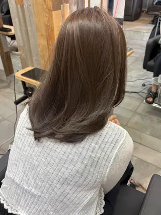 ミディアム カラー yoro /ミホのヘアスタイル