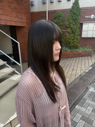 ロング 江口 花のヘアスタイル