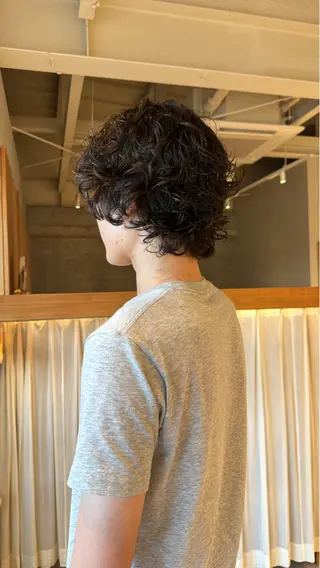 ショート パーマ メンズ Takumi/ mukuのヘアスタイル