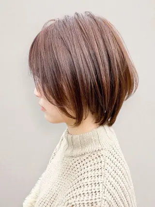ショート 【明石の艶髪神様】 染澤尋統のヘアスタイル