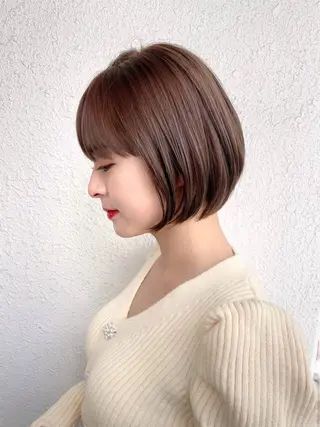 ショート ショート/ボブ 艶髪カラーTOSHIのヘアスタイル