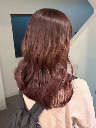 セミロング カラー ニュアンスパーマ 🧺アンジュのヘアスタイル