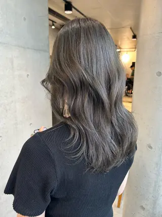 ミディアム 【銀座】艶髪/上品な カラー特化/涼/駅近のヘアスタイル