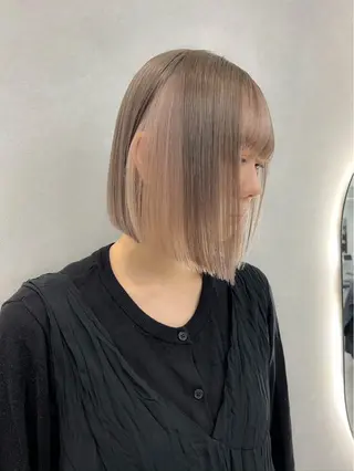 ミディアム 無料カットモデル募集 ONYX 表参道のヘアスタイル