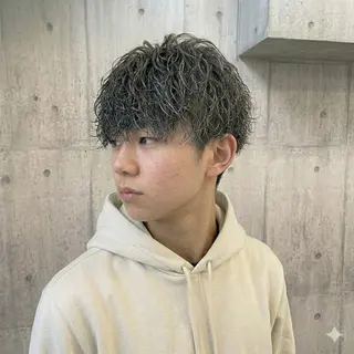 パーマ メンズ 🌀メンズパーマ🌀 カット💇こうせいのヘアスタイル