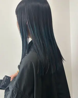 セミロング カラー 村上雅人 ナチュラルモードのヘアスタイル