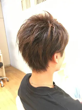 ショート メンズ 桐谷 一史のヘアスタイル
