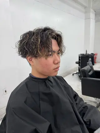 メンズ 柏メンズパーマ特化 蛯谷 晃裕のヘアスタイル