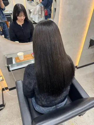 ロング カラー ケアブリーチ🌺韓国 レイヤー🪽‪とわのヘアスタイル