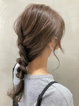 ロング カラー ヘアアレンジ Larry🌼中下 美香のヘアスタイル