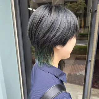 カラー ショート ハヤシ マユ ✂ 府中美容室のヘアスタイル