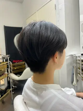 ショート カラー 透明感カラーショート ボブツムギ♡のヘアスタイル