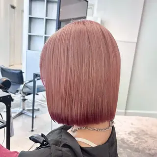 ショート カラー ヘアアレンジ 💟ケア×ハイトーン 💟/ミオのヘアスタイル