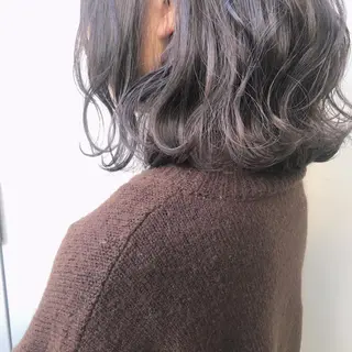 ミディアム カラー YU-KA ✂︎Rico.のヘアスタイル
