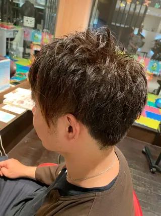 ショート メンズ 韓国レイヤー 池田一之のヘアスタイル