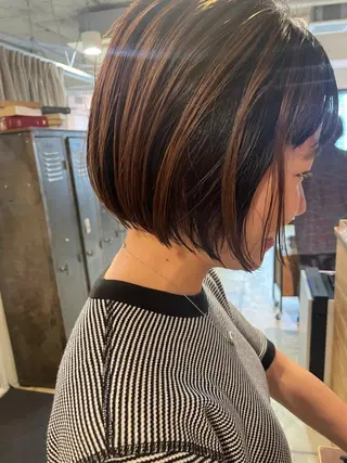 ショート ayane⭐️ボブ・ ショート・パーマのヘアスタイル