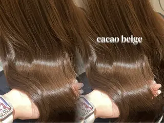 ロング カラー 顔周りカット/ 透明感カラー/ユイのヘアスタイル