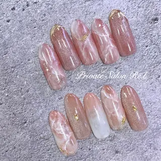 ネイル モチの良さ◉ フィルインネイル♡のネイルデザイン