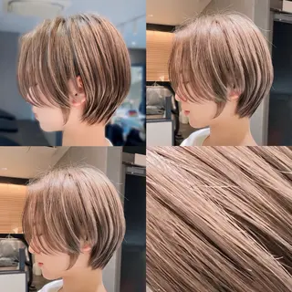 ショート カラー Aster 店長 れおんのヘアスタイル