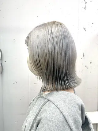 ミディアム カラー ハッシュカット/ハイ トーン/HIROKIのヘアスタイル