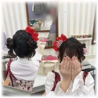ヘアアレンジ ヘアセット 🤍AIRA🤍のヘアスタイル