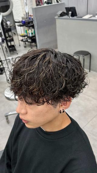 パーマ メンズ 🌀‪メンズパーマ/ センパ/しょうた🌀のヘアスタイル