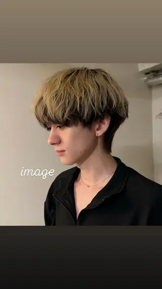 カラー メンズ メンズ特化 韓国ヘア 心斎橋/吉本大地のヘアスタイル