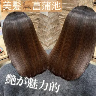 ミディアム 加野 舞のヘアスタイル