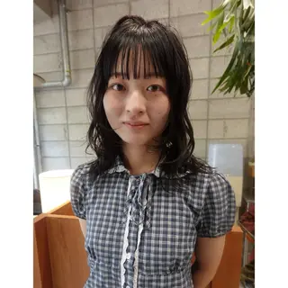 ミディアム カエデ🦔 ボブショート・メンズのヘアスタイル