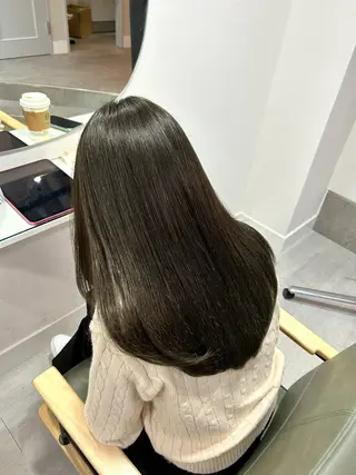 セミロング カラー 🍿川越torie MIREI🍿のヘアスタイル