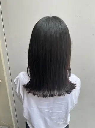 セミロング 韓国好き🇰🇷 美容師MIKUのヘアスタイル