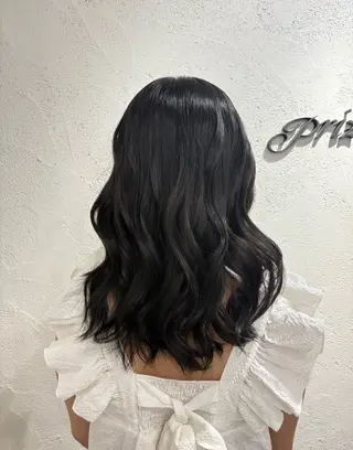 セミロング カラー カラー・縮毛モデル 募集🌈MAMU🌈のヘアスタイル