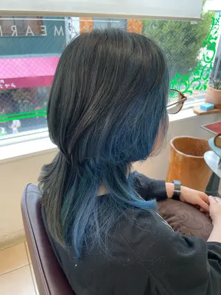 ミディアム カラー 宗村 嘉哉のヘアスタイル