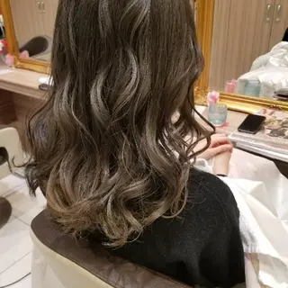 ロング カラー Ash 店長 山下達也のヘアスタイル