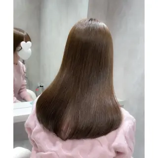 セミロング カラー miyu /トレンド カラー×艶髪のヘアスタイル