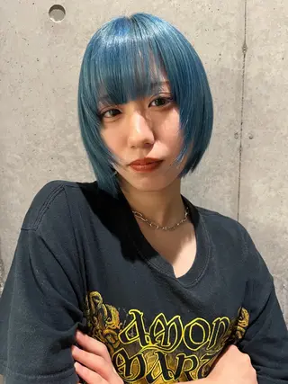 ショート カラー yuuna/ レイヤーカット🎀のヘアスタイル