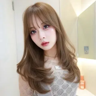 セミロング カラー 🎀𝑆𝐴𝑅𝐴 /レイヤーカット🎀のヘアスタイル