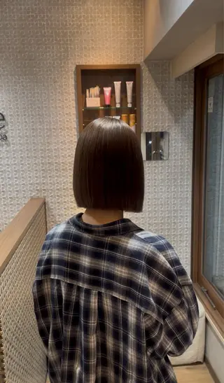 ショート 渋谷👑艶髪縮毛矯正 曲がる矯正✨ヒガシのヘアスタイル