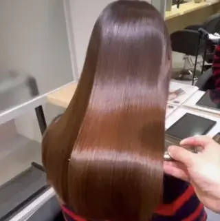 ロング 中韓🇨🇳🇰🇷 トレンド&髪質改善のヘアスタイル