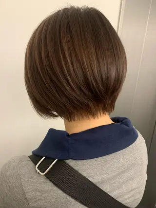 ショート カラー パーマ ヘアアレンジ Bianca 代表 硲 貴亮【東武練馬】のヘアスタイル