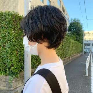 ショート カラー 透明感カラー✂︎ /縮毛矯正/YUKAのヘアスタイル