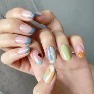 ショート ネイル マツエク・マツパ M. Shihoのネイルデザイン