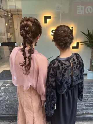 ミディアム カラー ヘアアレンジ 「sumi」 AMIのヘアスタイル