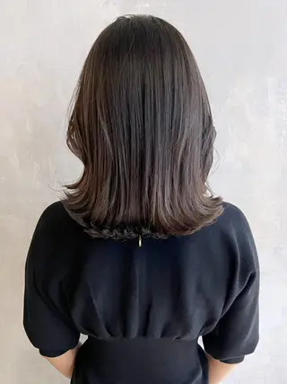 ミディアム カラー パーマ ヘアアレンジ ITbyALBUM 浦和店のヘアスタイル