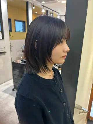 ミディアム hubhair レイヤー/透明感のヘアスタイル