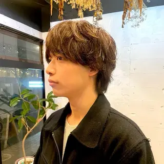 カラー メンズ 透けるカラー 🫧かふうのヘアスタイル