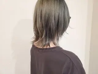 ミディアム パル__レイヤー/パ ーマ/デザインカラーのヘアスタイル