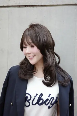 ロング カラー すぐ巻ける縮毛矯正 🍀勝倉　麗のヘアスタイル