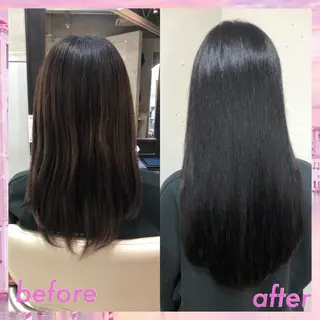 ロング カラー パーマ ヘアアレンジ 八巻 晴香のヘアスタイル