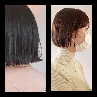 ミディアム 🍃○岡 |  Maruokaのヘアスタイル